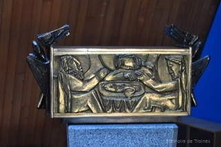Vue détaillée du tabernacle de M. Feuillat