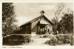 La chapelle en bois du chemin de la Poste